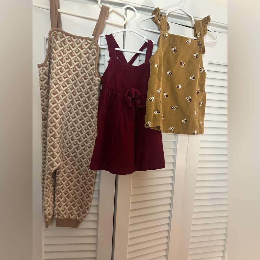 12M bundle of Fall Baby Girl Outfit Staples
